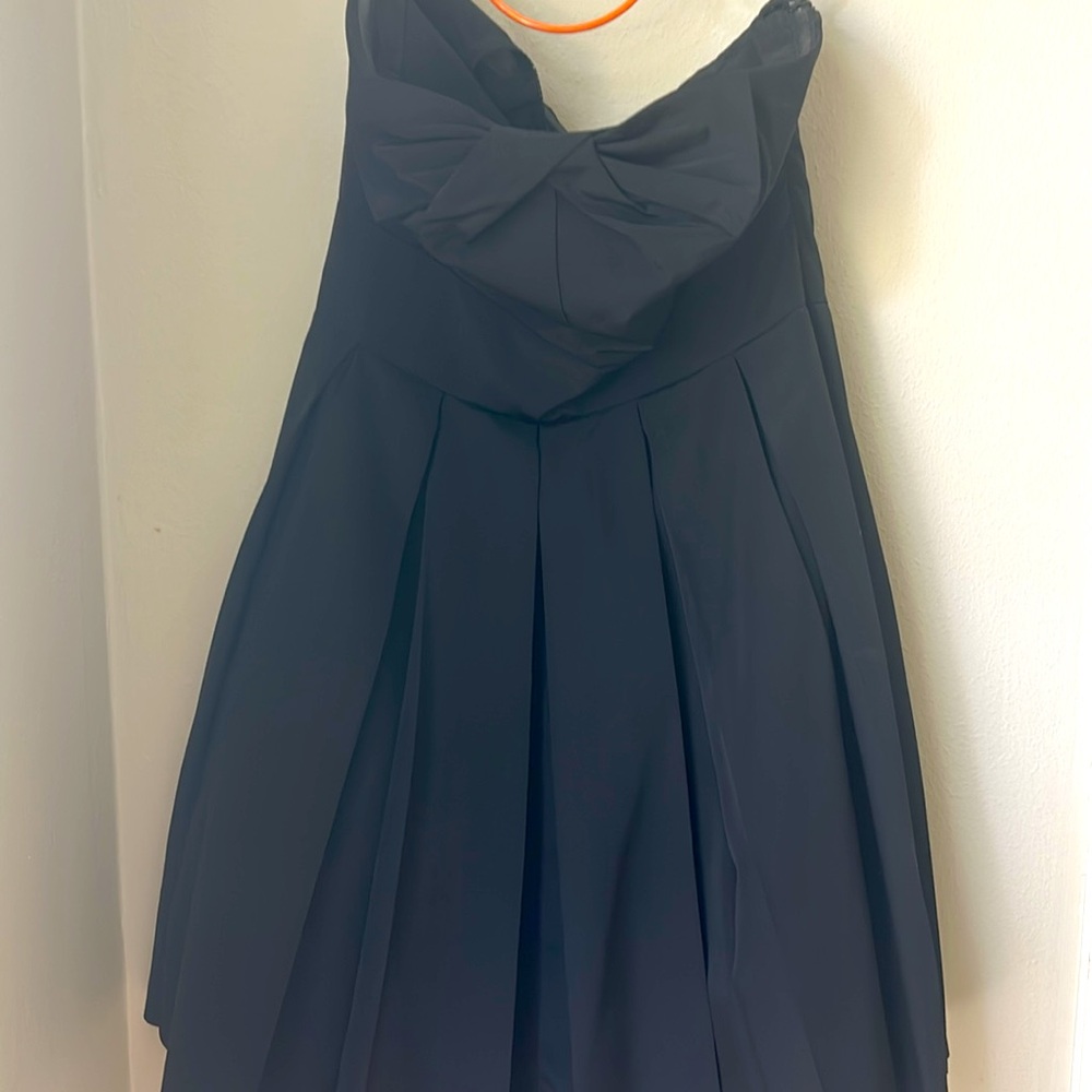 Armani express black strapless dress